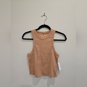 NWT Maeve Anthropologie Womens Size Medium Crop Tank (Cedar) - Athleisure